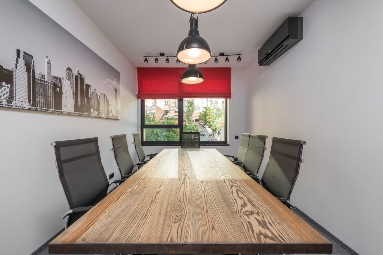 Office air conditioner installation