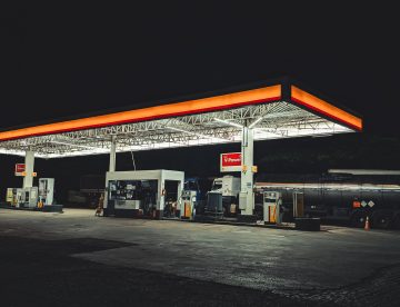 petrol station image